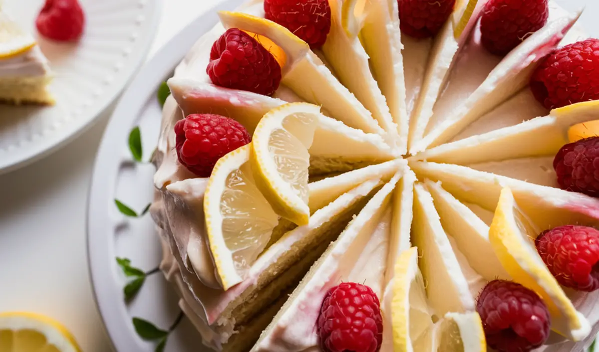 lemon raspberry cake 1 lemon raspberry cake