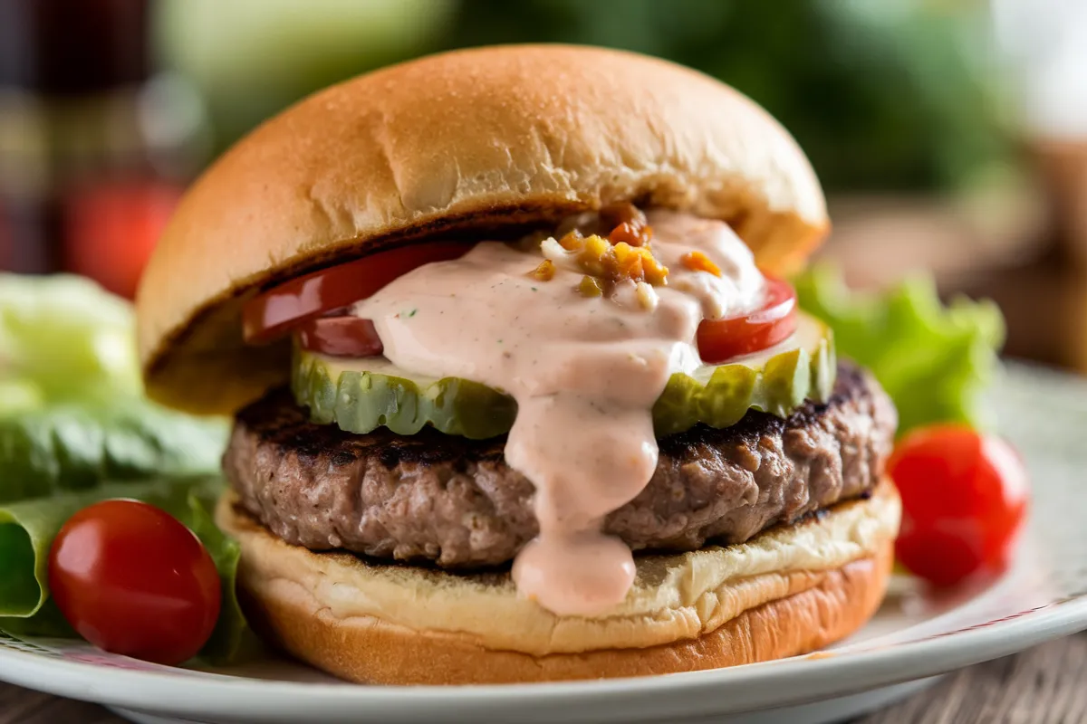 What is the good burger sauce made of? 1 What is the good burger sauce made of?