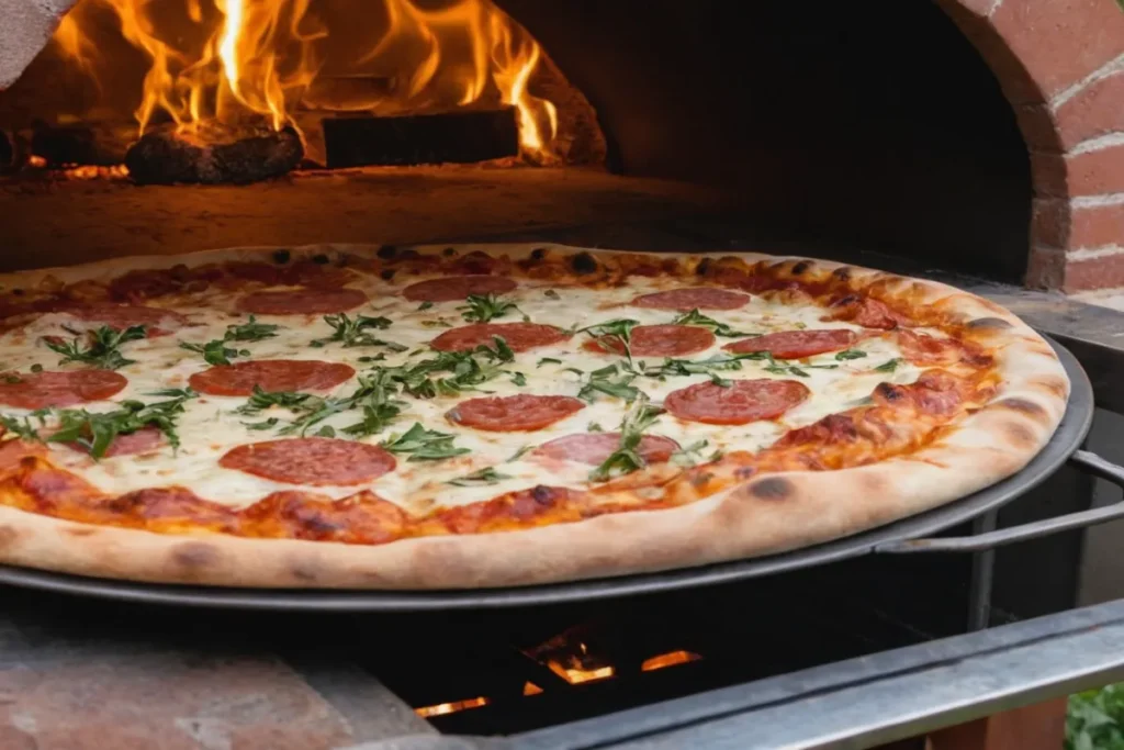 What temperature is the best for Ooni pizza oven?