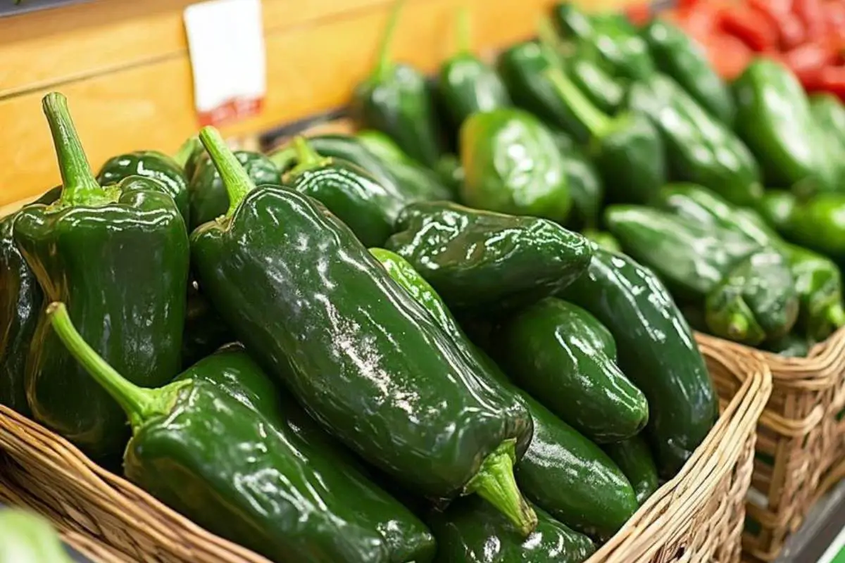 Do you have to remove skin from poblano peppers? 1 "Fresh poblano peppers on a cutting board, showcasing their nutritional benefits including fiber, vitamins, and low calories"