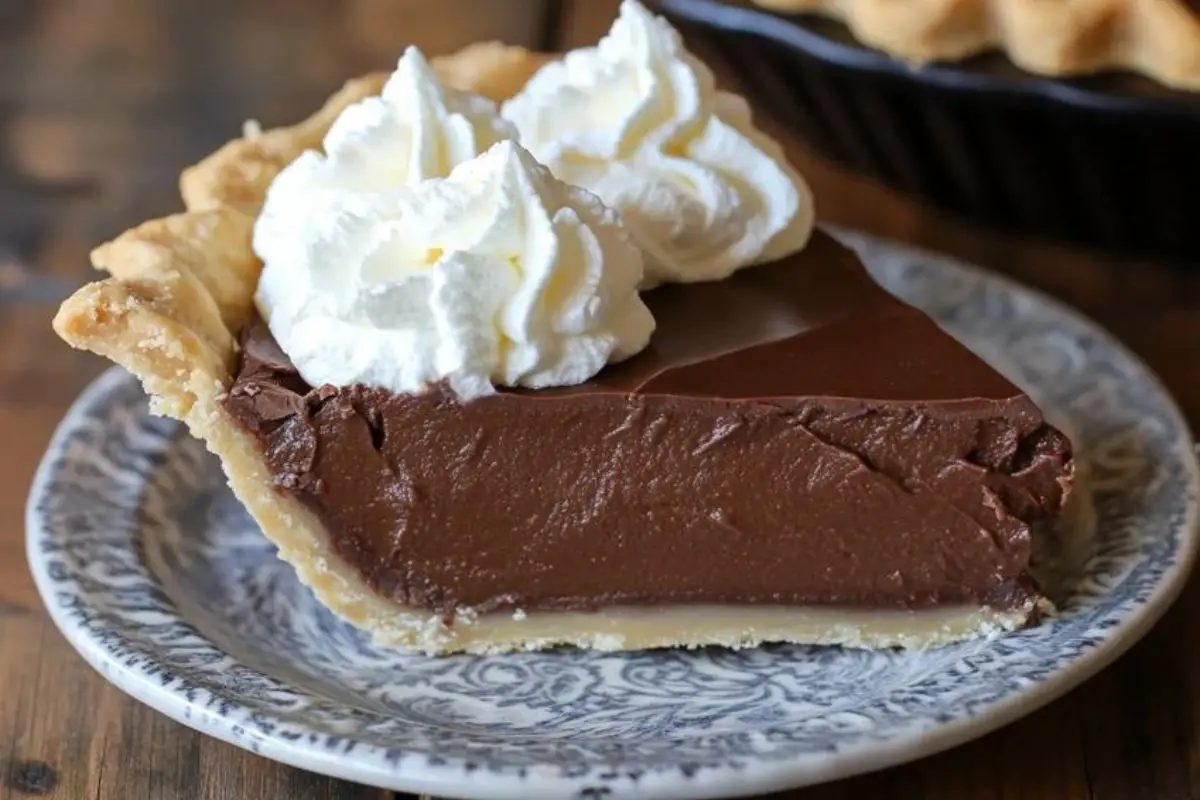 Classic Chocolate Fudge Pie 1 Classic Chocolate Fudge Pie