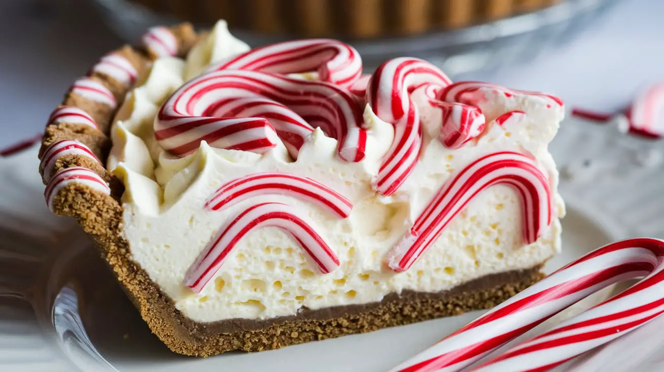 Candy Cane Cream Pie 4 Candy Cane Cream Pie