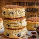 Better Than Hardees Cinnamon Raisin Biscuits 7 Flaky homemade cinnamon raisin biscuits with raisins and cinnamon, better than Hardee's version.