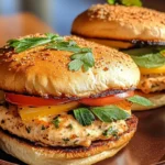 Crock Pot Ranch Chicken Sandwiches 7 Crock Pot Ranch Chicken Sandwiches served with fresh toppings on a soft bun