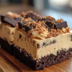 Irresistible Heath Bar Poke Cake 7 Heath Bar Poke Cake with chocolate, caramel, and toffee topping, perfect for any celebration.