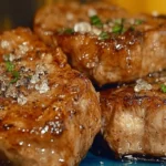 Delicious Brown Sugar Chops 7 Brown sugar glazed pork chops with caramelized crust and a savory glaze