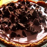 Old Fashioned Chocolate Pie recipe 7 Slice of old-fashioned chocolate pie with meringue topping and flaky crust