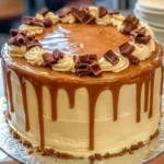 Southern Caramel Cake 7 A classic Southern Caramel Cake with rich caramel frosting, sliced to reveal moist, buttery layers on a wooden cake stand.