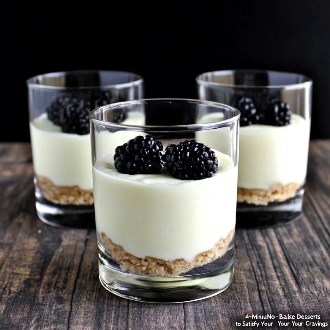 "5-Minute No-Bake Desserts to Satisfy Your Cravings" 4 5-Minute No-Bake Desserts – Quick & Delicious Treats