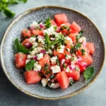 Watermelon Feta Salad with Mint 7 Watermelon Feta Salad with Mint – The Perfect Summer Salad
