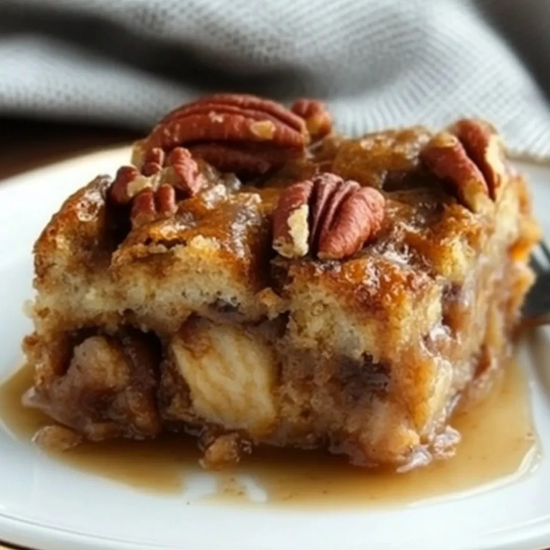 Pecan Pie Bread Pudding – Cozy, Gooey & Easy Holiday Dessert