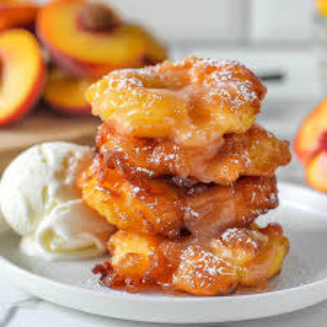 Delicious Fresh Peach Fritters 4 Delicious Fresh Peach Fritters – Easy Summer Dessert