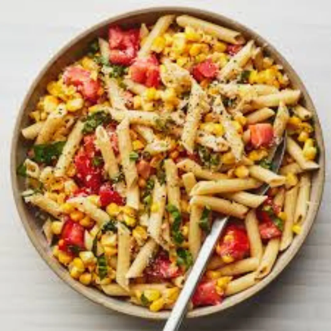 SUMMER PASTA SALAD with Corn 4 Summer Pasta Salad with Corn – Fresh, Zesty & Easy