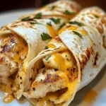 Cheesy Garlic Chicken Wraps 7 Cheesy Garlic Chicken Wraps – Easy, Melty Weeknight Meal