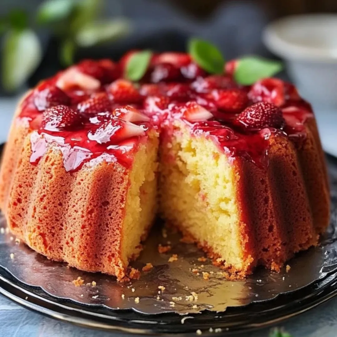 Pineapple Strawberry Pound Cake – Moist, Fruity & Easy to Bake