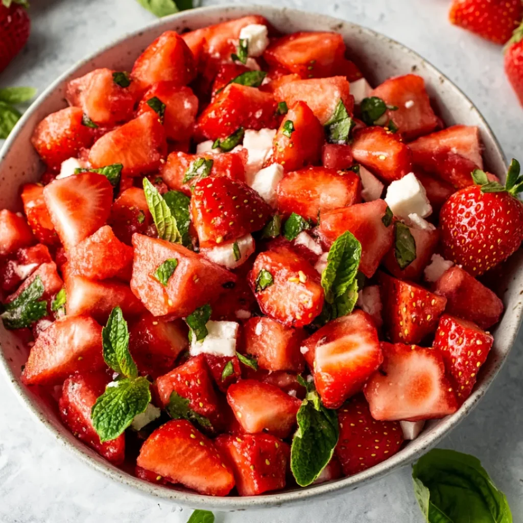 Best Watermelon Strawberry Salad – Fresh, Easy, & Perfect All Season