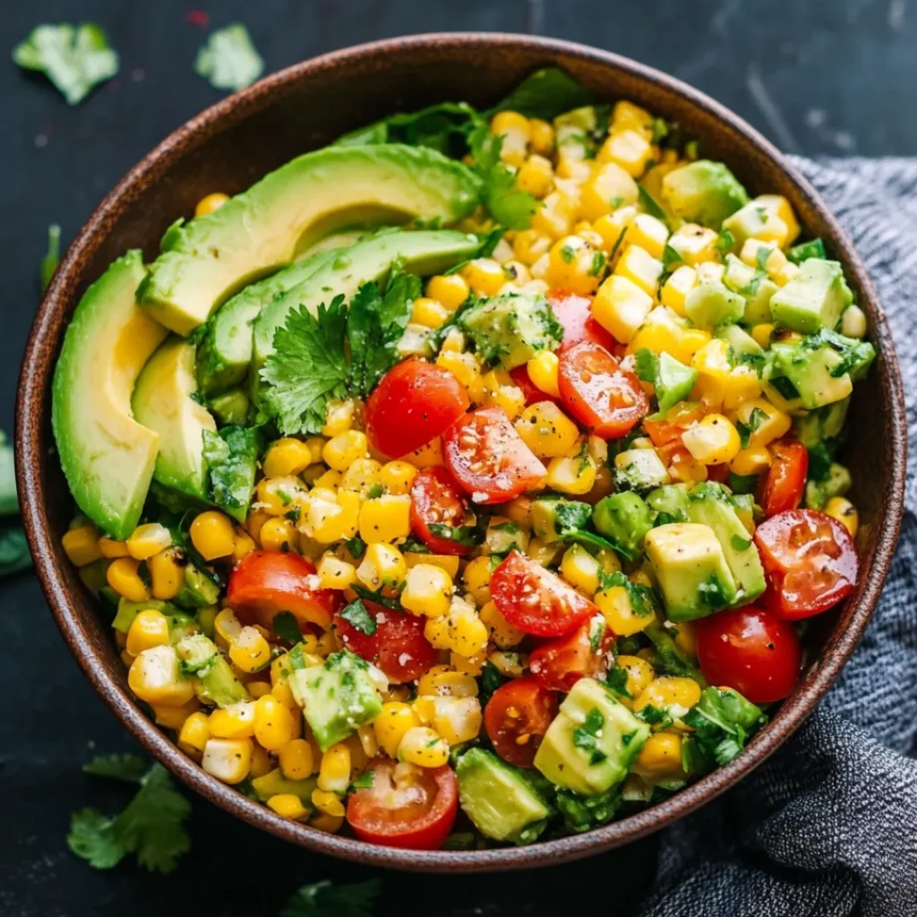Summer Corn Salad with Avocado