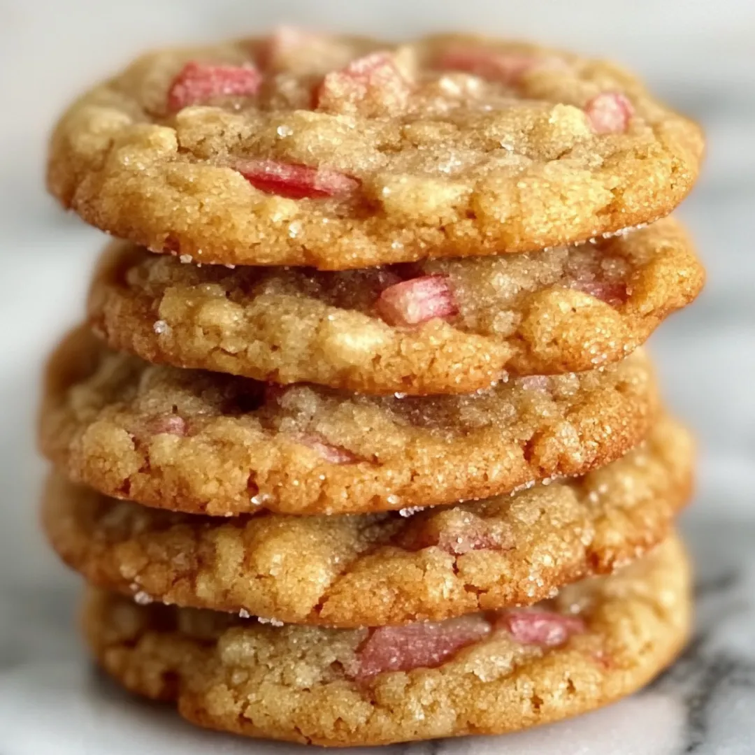 Brown Sugar Rhubarb Cookies 4 Brown Sugar Rhubarb Cookies