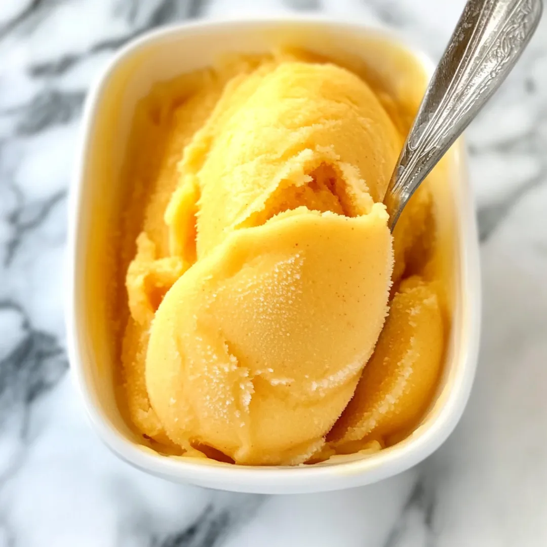 The Best Peach Sorbet Without Ice Cream Maker 4 Best Peach Sorbet Without Ice Cream Maker | Easy & Refreshing