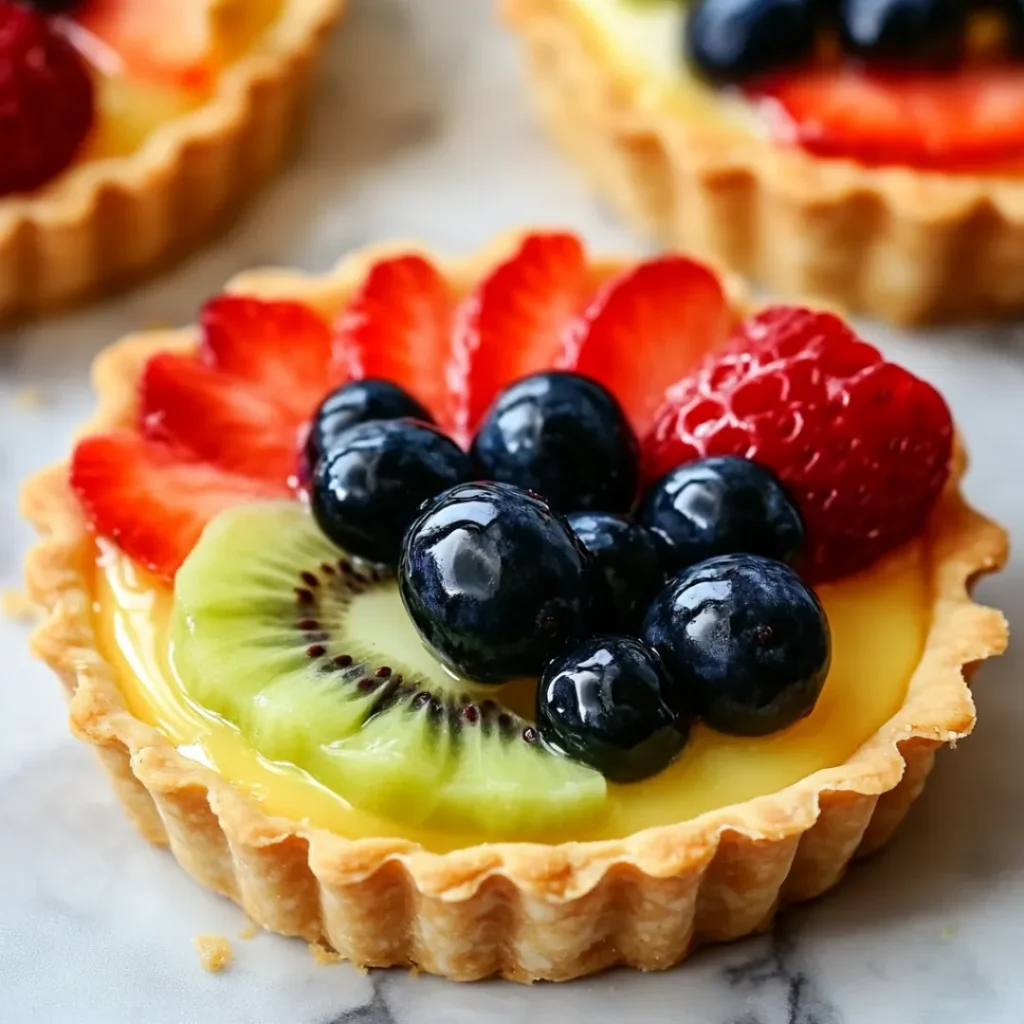 Delicious Winter Fruit Tart for One