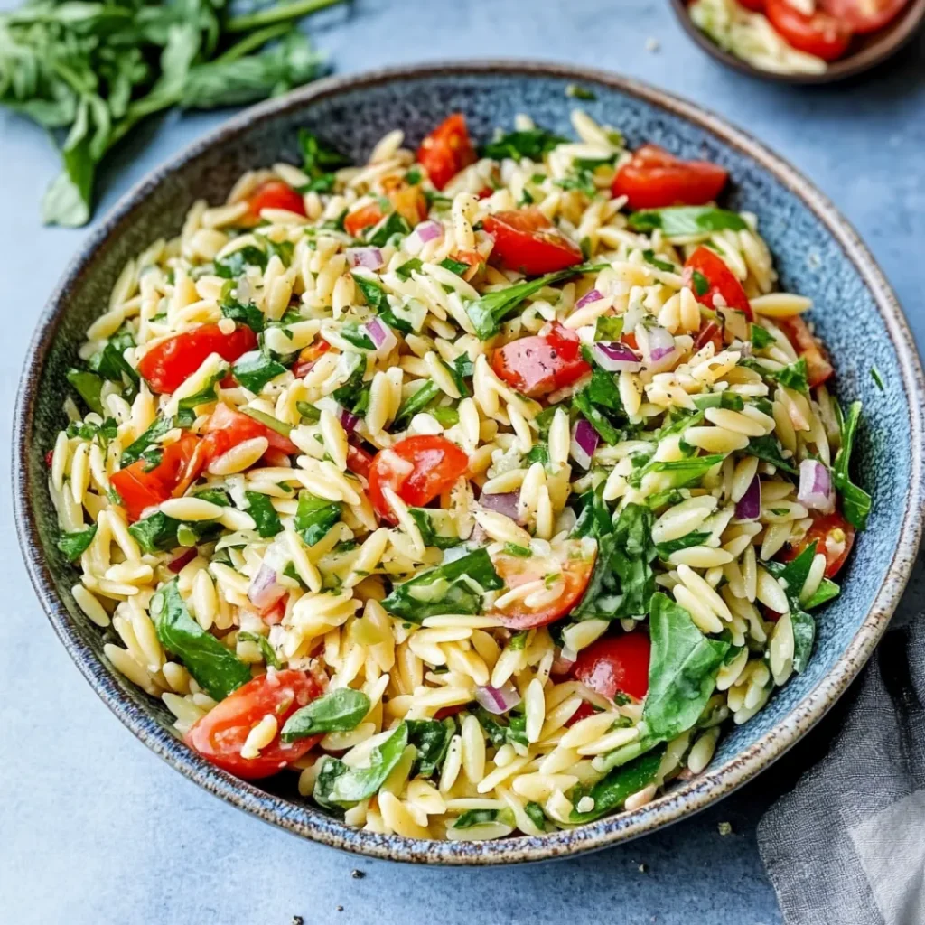 Fresh and Easy Orzo Salad Recipe | Light, Zesty & Delicious Side Dish