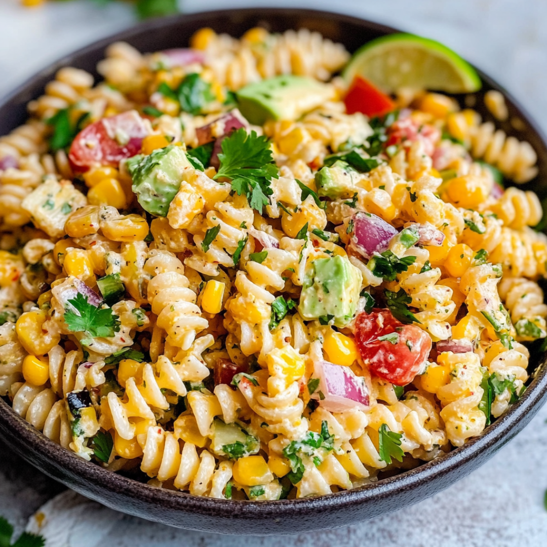 Easy Mexican Street Corn Pasta Salad Recipe 4 Easy Mexican Street Corn Pasta Salad – Creamy & Flavor-Packed