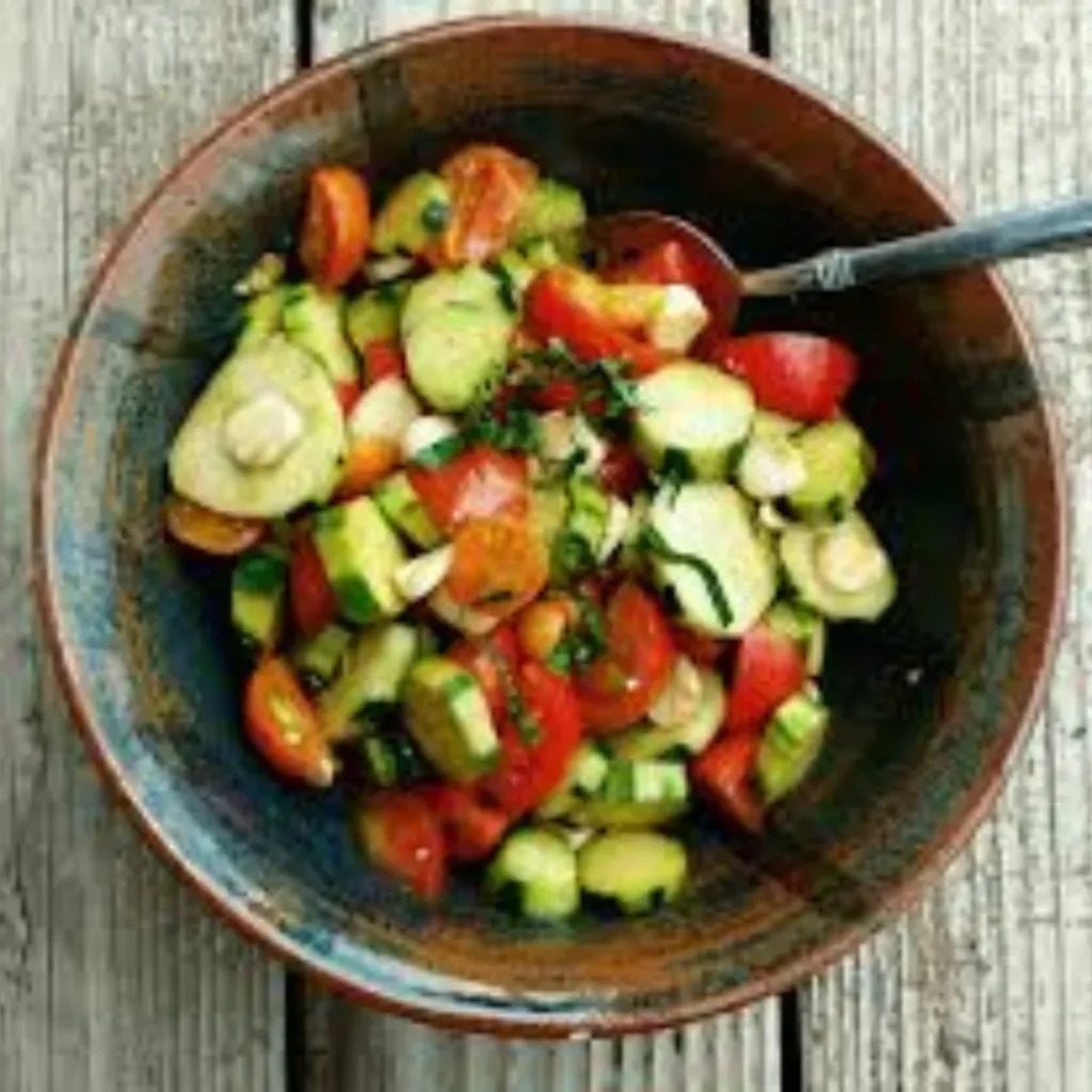 Cucumber Caprese Salad – Easy, Fresh & Flavorful Summer Side