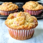 Rhubarb Muffins with Greek Yogurt 7 Rhubarb Muffins with Greek Yogurt – Moist, Tangy & Easy