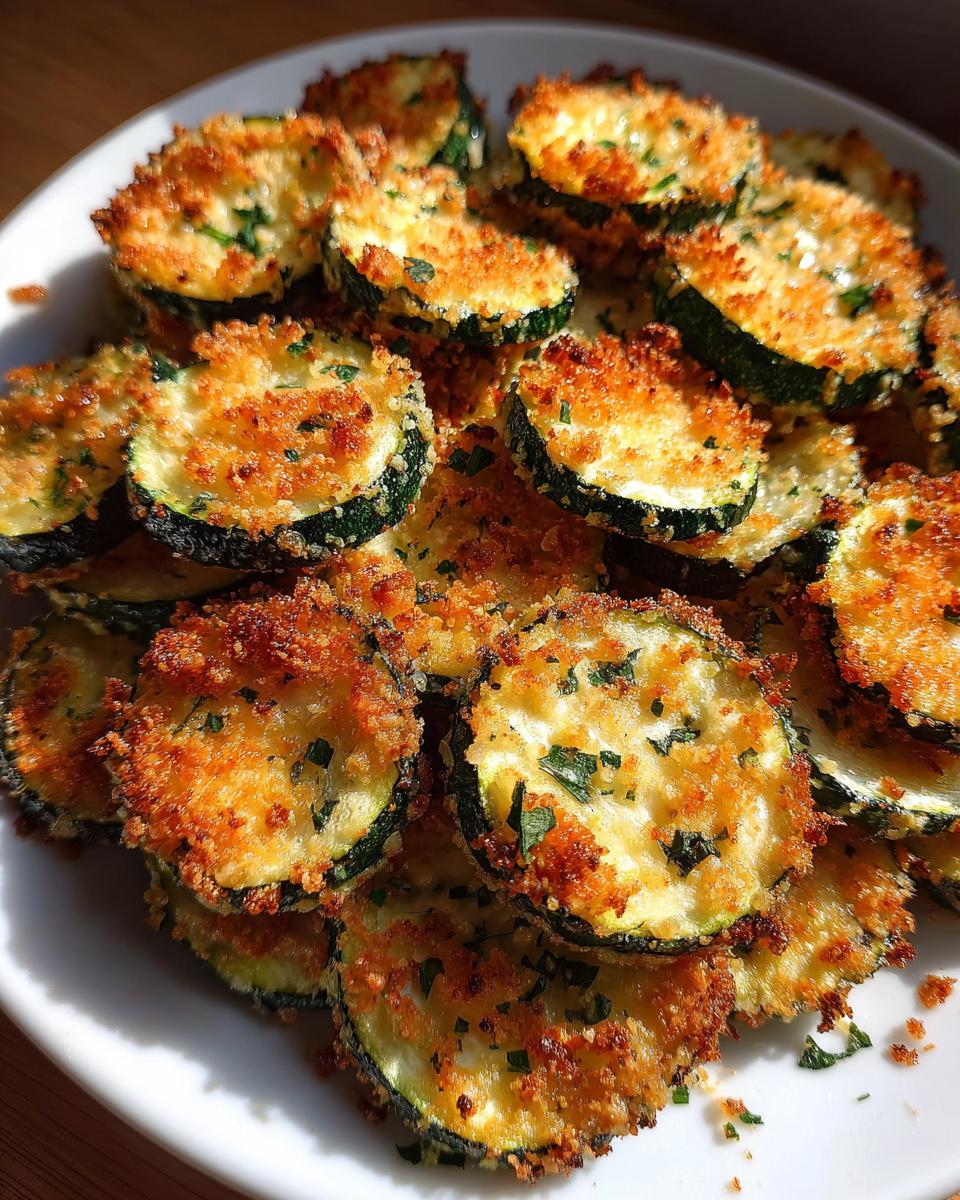 Crispy Baked Parmesan Zucchini Recipe