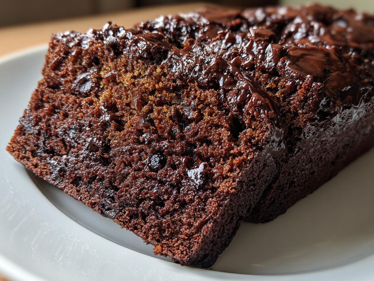 Extra Moist Chocolate Zucchini Bread With Sour Cream