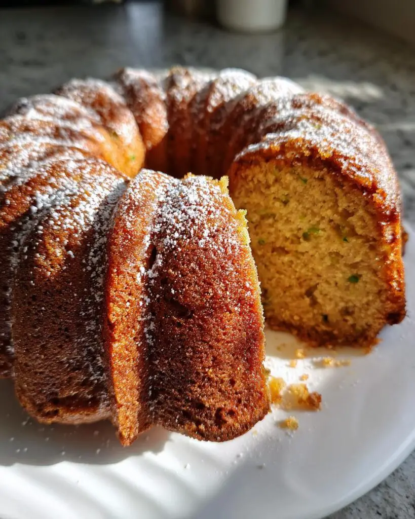 Moist Cinnamon Bundt Pan Zucchini Bread