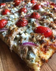Tzatziki Chicken Pizza