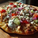 22-Minute Tzatziki Chicken & Veggie Naan Pizza – Insanely Tasty! 9 Tzatziki Chicken & Veggie Naan Pizza