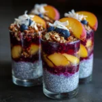 Peach and Blueberry Chia Pudding Cups 5 Peach and Blueberry Chia Pudding Cups – Healthy Make-Ahead Breakfast