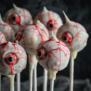 maazouzpro Close up of Halloween eyeball cake pops on sticks 161dccd3 7e0f 4a0a aff6 c8e39e4832cc 3 11zon