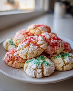 Christmas Gooey Butter Cookies 4 Christmas Gooey Butter Cookies
