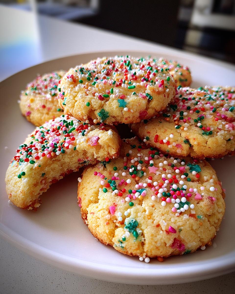 Magical Christmas Sprinkle Cookies Recipe in 30 Minutes 4 Christmas Sprinkle Cookies Recipe
