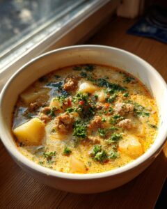 Cozy Italian Sausage and Potato Soup – Easy & Hearty!
