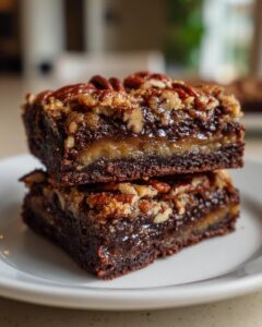 Gooey Pecan Pie Brownies: Easy Holiday Dessert Bars