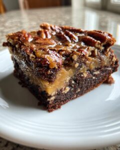 Gooey Pecan Pie Brownies: Easy Holiday Dessert Bars