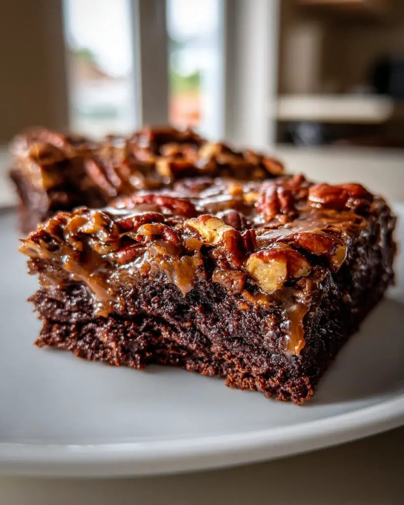 Gooey Pecan Pie Brownies: Easy Holiday Dessert Bars