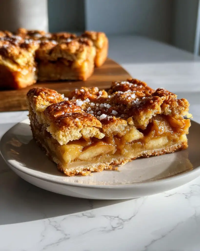 Irresistible Salted Caramel Apple Bars for Fall