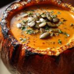 Pumpkin Soup in a Pumpkin Bowl 7 Pumpkin Soup in a Pumpkin Bowl