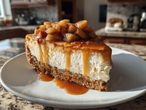 Irresistible Salted Caramel Apple Pie Cheesecake Recipe 8 Salted Caramel Apple Pie Cheesecake