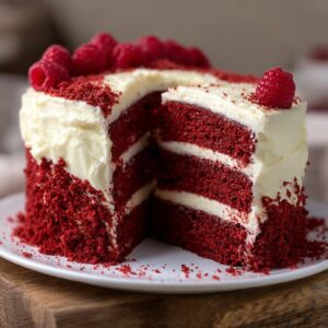Classic Red Velvet Cake Recipe: A Rich and Velvety Celebration in Every Bite 3 maazouzpro httpss.mj .runltEodsrjTi8 A beautifully styled Red 6fdc529a 0d03 4e08 9c9c 113c41bc8390 2 11zon