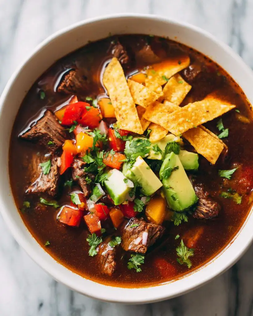 Beef Tortilla Soup