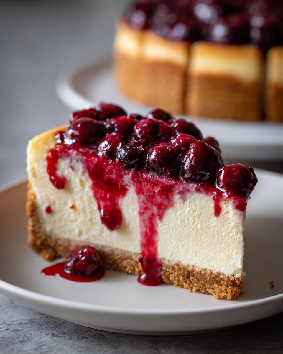 Bloody Berry Cheesecake - detail 1