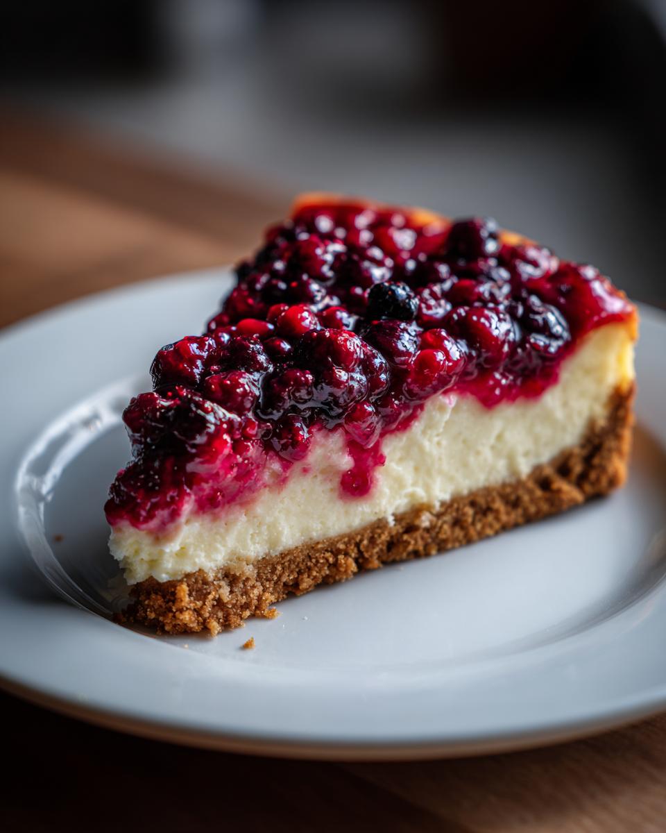 Bloody Berry Cheesecake - detail 2