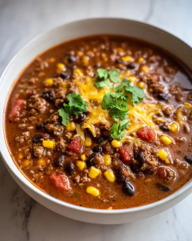 Creamy Taco Soup (Crock Pot)