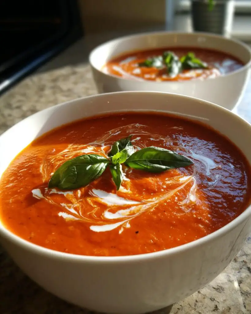 35-Minute Creamy Tomato Basil Soup - Umami Comfort in a Bowl 17 Creamy Tomato Basil Soup